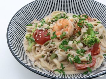 Лапша удон с морепродуктами