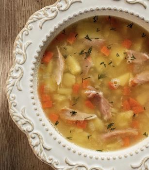 Гороховый с копченостями