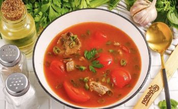 Суп с помидорами и говядиной (191)
