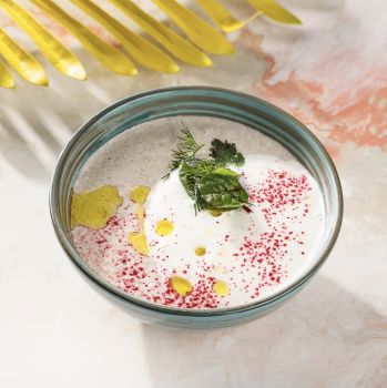 Грибной крем-суп со сливочной пеной