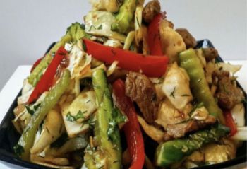 Острый перец с капустой и мясом (126)