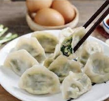 Пельмени с черемшой отварные (207) 18шт