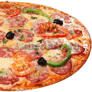 Пицца с колбасой салями 1000гр