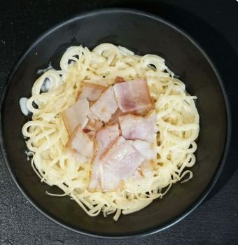 Паста Карбонара с беконом